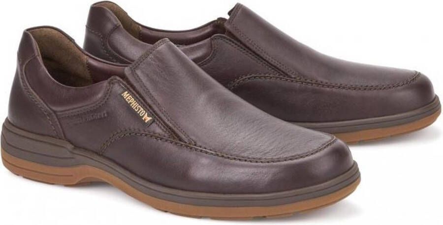 Mephisto Heren Instappers & Mocassins Davy Dark Brown Donkerbruin ½