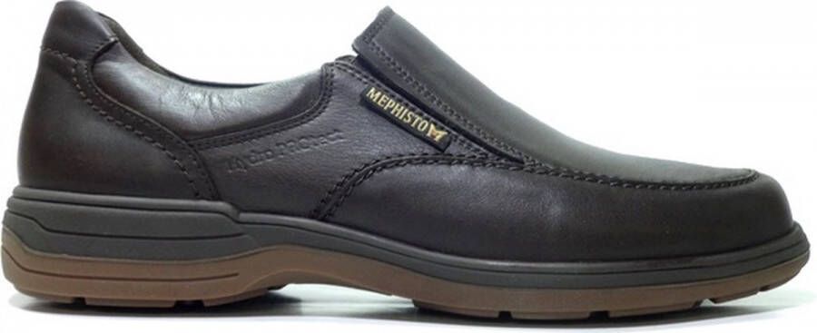 Mephisto Heren Instappers & Mocassins Davy Dark Brown Donkerbruin ½