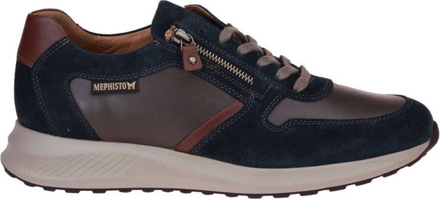 Mephisto DINO~VELSPORT~~~~~~~~~~~~~~~~~ Vrije tijdsschoenenHeren veterschoenHeren sneakersCasual Blauw