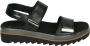 Mephisto DOMINICA SOFTY Volwassenen Sandalen met hakDames Sandalen Zwart - Thumbnail 1