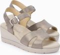 Mephisto Elisabeth Damessandaal Taupe Leer - Bruin