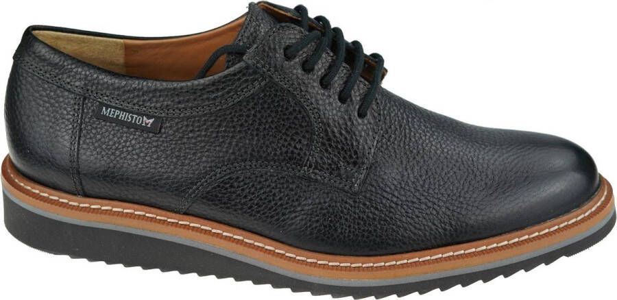 Mephisto Enzo Heren Veterschoen Black Heren