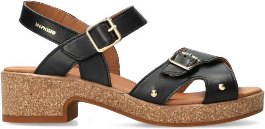 Mephisto Fedora dames sandaal zwart