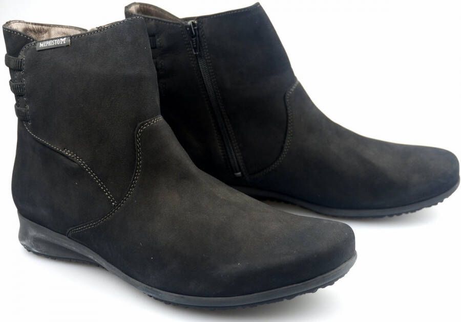 Mephisto FENNA nubuck enkellaars Dames zwart