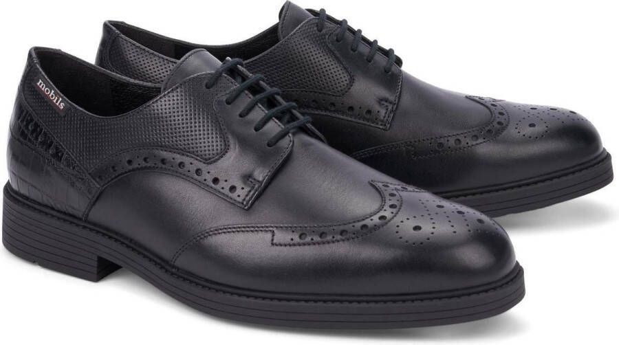 Mephisto Mobils FERNAND heren veterschoen zwart