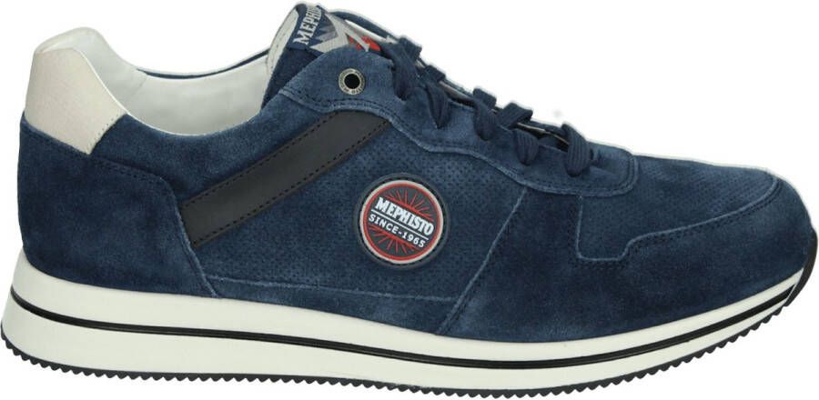 Mephisto GARRY VELSPORT Volwassenen Lage sneakersHeren sneakersVrije tijdsschoenen Blauw