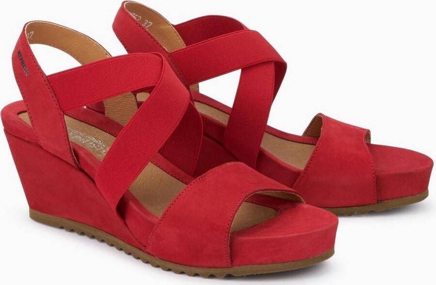 Mephisto GIULIANA BUCKSOFT Dames Sandalen met hakDames Sandalen Rood