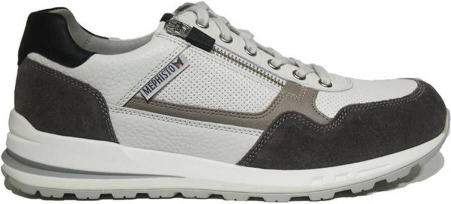 Mephisto BRADLEY 3659 1330 1506 6100 Wit combi sneaker met rits wijdte H