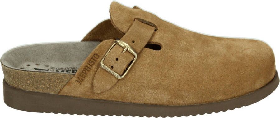 Mephisto HALINA~SANDVEL~~~~~~~~~~~~~~~~ Dames slippers Cognac