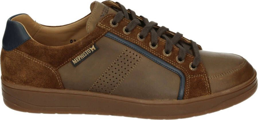 Mephisto HARRISON GRIZZLY Volwassenen Heren sneakersHeren veterschoenVrije tijdsschoenen Bruin - Foto 2