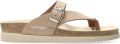 Mephisto HELEN SANDALBUCK Volwassenen Dames slippers Kleur Wit beige - Bruin