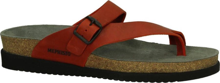 Mephisto HELEN SCRATCH Volwassenen Dames slippers Kleur: Rood - Foto 1