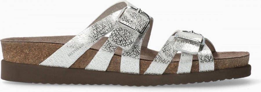 Mephisto Comfortabele Dames Sandaal Zilver Gray Dames