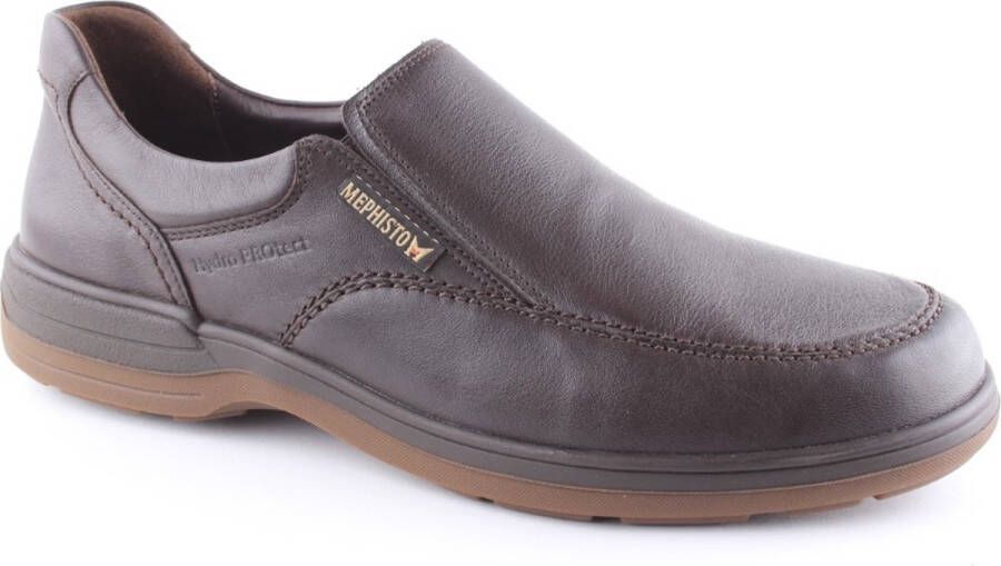 Mephisto Heren Instappers & Mocassins Davy Dark Brown Donkerbruin ½