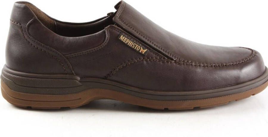 Mephisto Heren Instappers & Mocassins Davy Dark Brown Donkerbruin