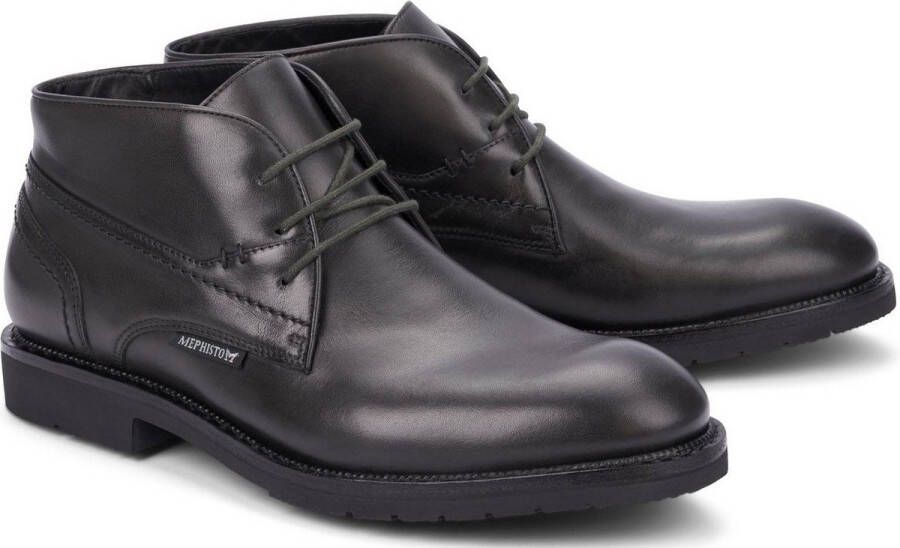 Mephisto Stijlvolle Veterschoen voor Heren Gray Heren