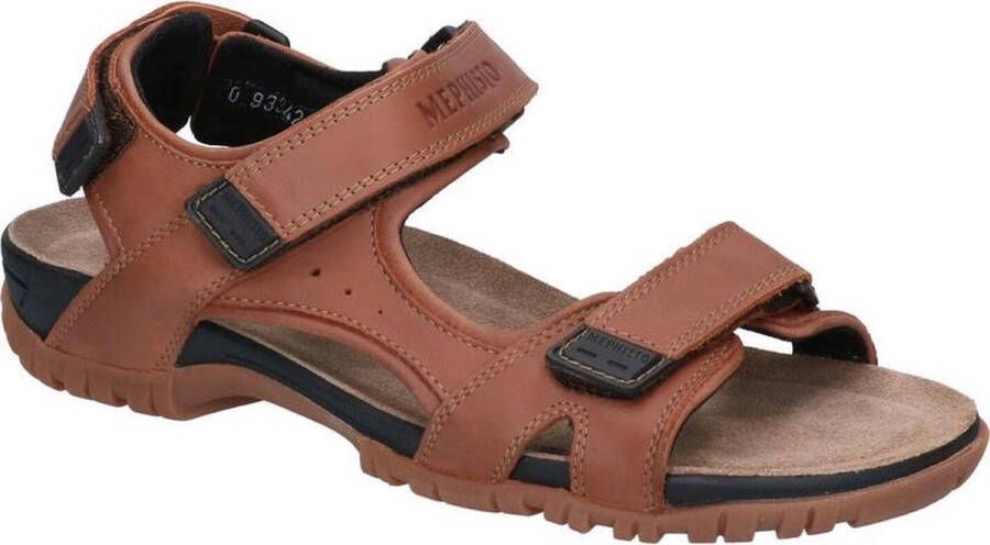 Mephisto Brice Grizzly Sandalen Cognac Heren