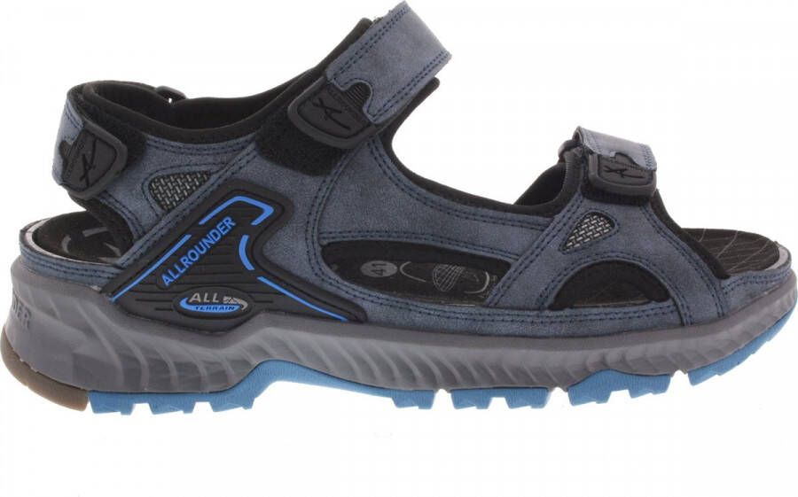 Allrounder Honduras Sandalen Jeans Blauw Verwisselbaar Voetbed