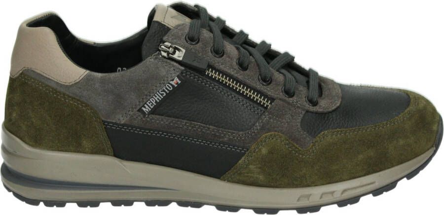 Mephisto BRADLEY VELSPORT Volwassenen Heren sneakersHeren veterschoenVrije tijdsschoenen Groen