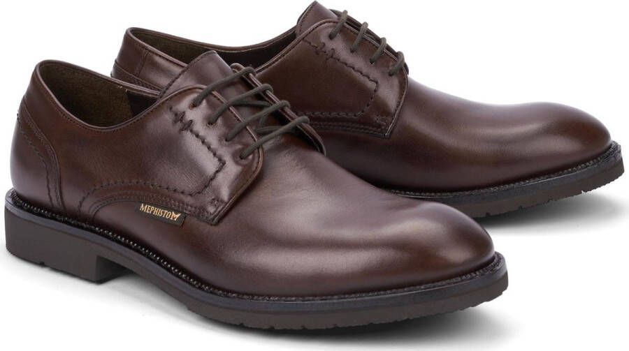 Mephisto Stijlvolle Heren Veterschoen Brown Heren