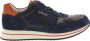 Mephisto Heren Veterschoenen Gilford Mulberry Blauw ½ - Thumbnail 1