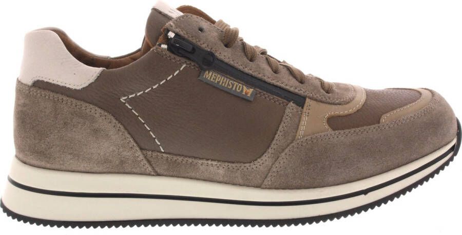 Mephisto Heren Veterschoenen Gilford Warm Grey Beige