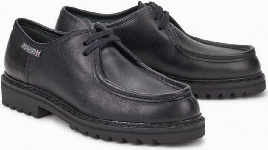 Mephisto Heren Veterschoenen Zwart