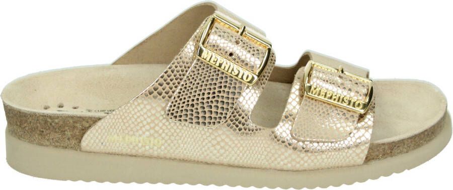 Mephisto HESTER HAVANA Volwassenen Dames slippers Kleur: Metallics