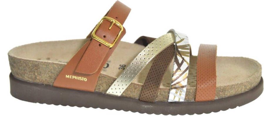 Mephisto Huleda Camel Dames Slippers Cogna