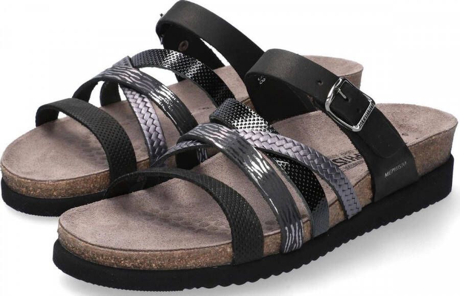 Mephisto Comfortabele Huleda damessandaal Black Dames