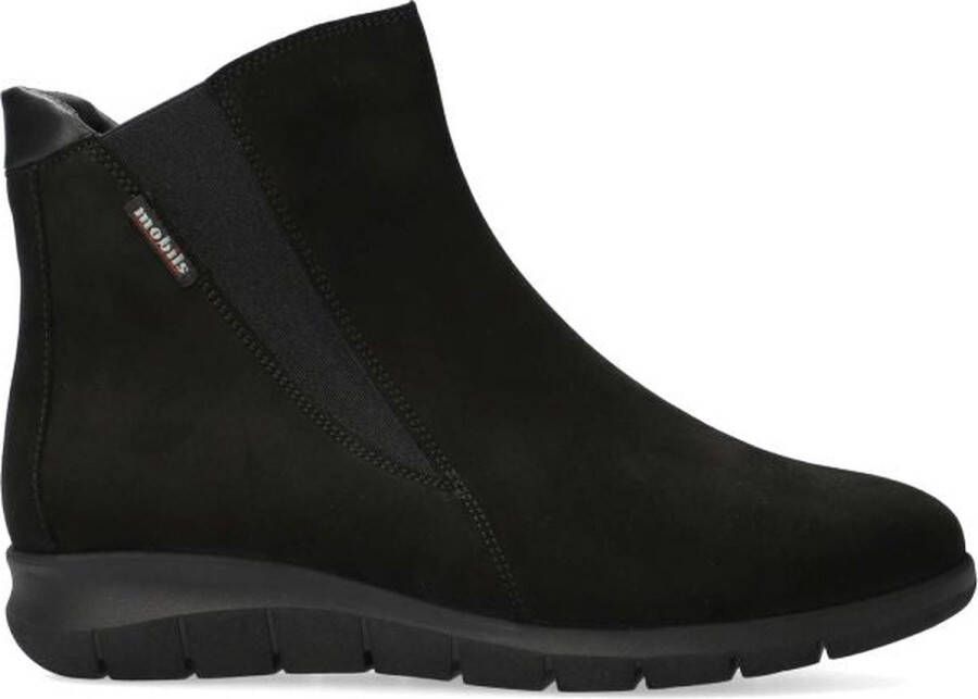 Mephisto Comfortabele Dames Enkellaarsjes Black Dames