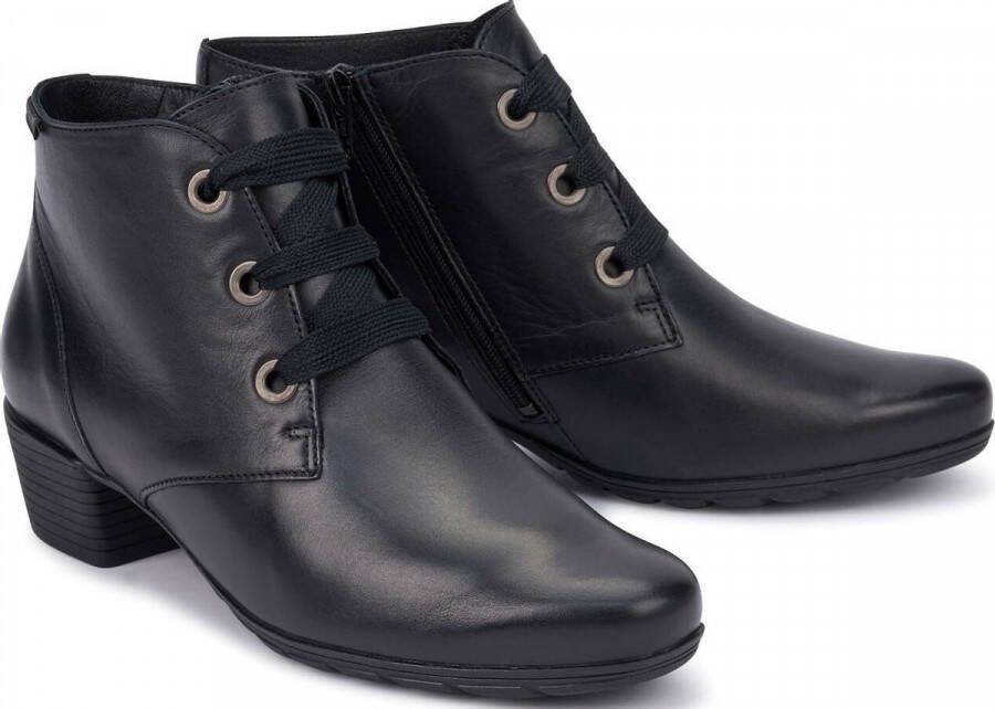 Mephisto Zwarte Enkellaars voor Dames Isabelle Black Dames