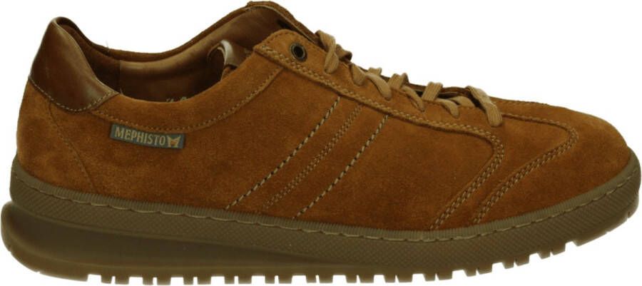 Mephisto JUMPER VELOURS Volwassenen Heren sneakersVrije tijdsschoenen Kleur: Cognac