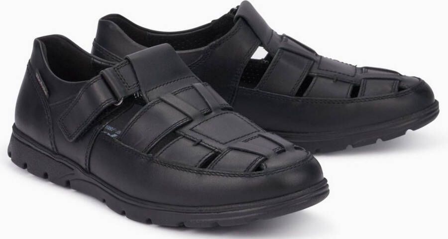 Mephisto Comfortabele Kenneth Herensandaal Black Heren