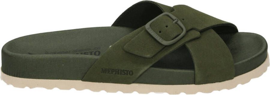 Mephisto KENNIE~SANDVEL~~~~~~~~~~~~~~~~ Dames slippers Groen