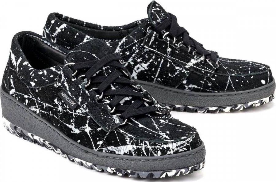 Mephisto LADY dames veterschoen zwart