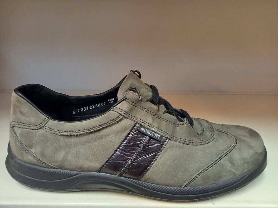 Mephisto Laser veterschoen kleur pewter bruin (7 5)