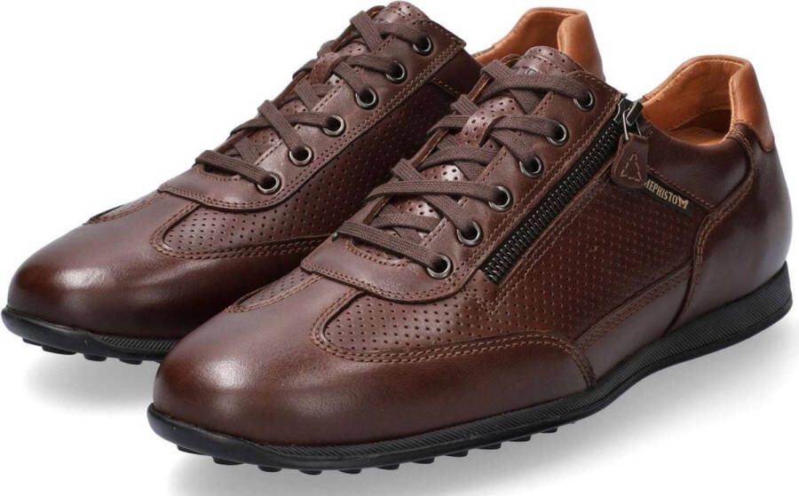 Mephisto Stijlvolle Leon Sneakers voor Heren Brown Heren