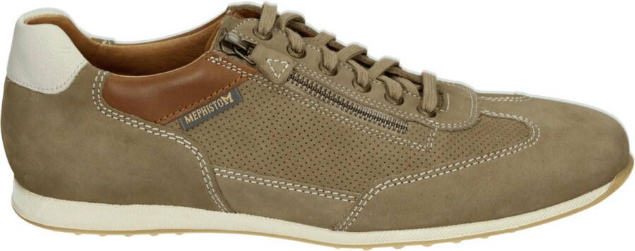 Mephisto LEON NOMAD Volwassenen Heren sneakers Heren veterschoenVrije tijdsschoenen Taupe
