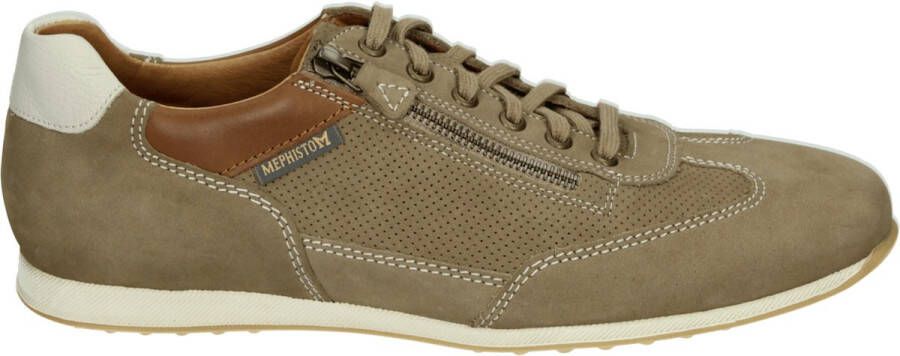 Mephisto LEON NOMAD Volwassenen Heren sneakersHeren veterschoenVrije tijdsschoenen Taupe