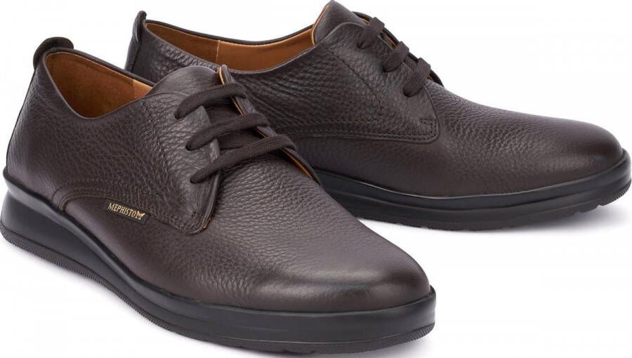 Mephisto LESTER heren veterschoen donkerbruin