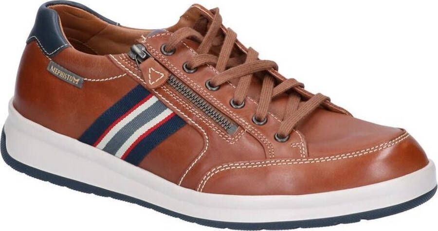 Mephisto Lisandro Sneakers Hazelnut Bruin Leer Verwisselbaar Voetbed 10 44½ - Foto 5
