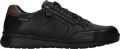 Mephisto Zwarte Leren Sneaker Lisandro Comfortabel Stijlvol Black Heren - Zwart