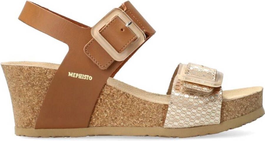 Mephisto Lichtgewicht damesandaal met Soft-Air technologie Brown Dames