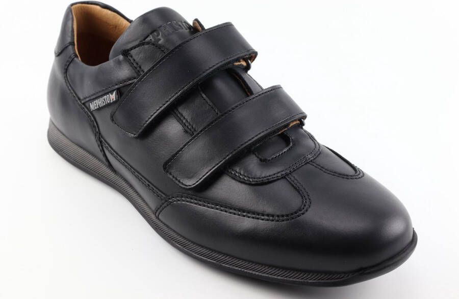Mephisto Zwarte Klittenbandschoenen Lorens - Foto 2
