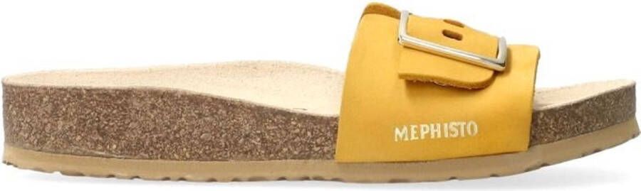 Mephisto Comfortabele dames slippers met Soft-Air technologie Yellow Dames