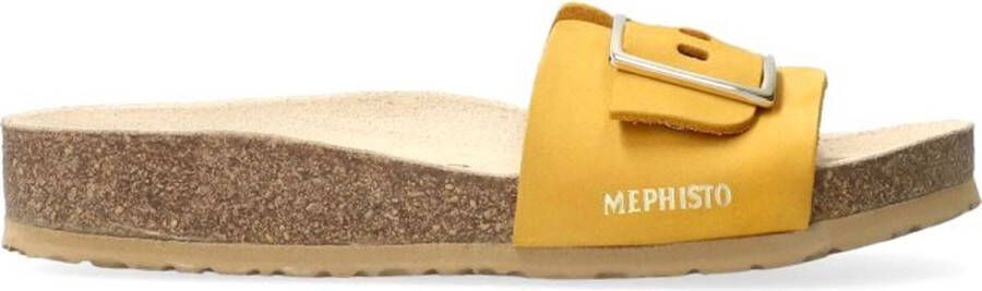 Mephisto Mabel dames slipper geel