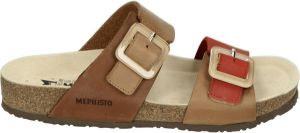 Mephisto MADISON Volwassenen Dames slippers Kleur Cognac