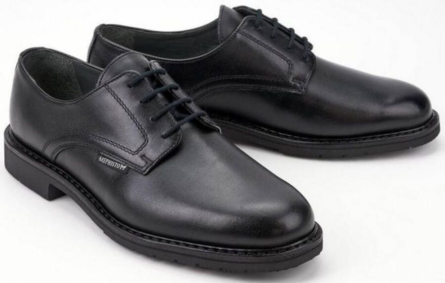Mephisto MARLON Heren Veterschoen Handgemaakt Zwart
