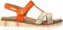 Mephisto Elegante Marysol Sandaal met Brede Pasvorm Orange Dames - Thumbnail 1